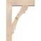 Ekena Millwork Olympic Block Smooth Bracket w/ Offset Brace, Douglas Fir, 7 1/2"W x 28"D x 40"H BKT0806X28X40OLY05SDF - alternate 4